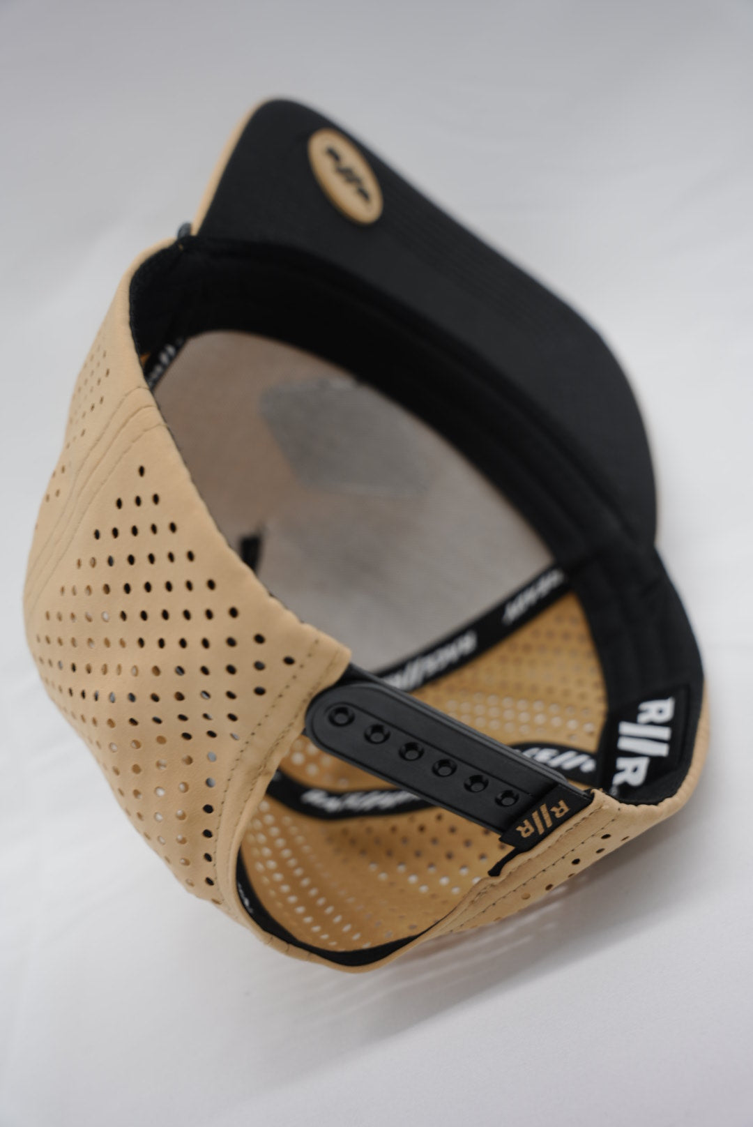 RACE // READY Tan Flat Bill Hat