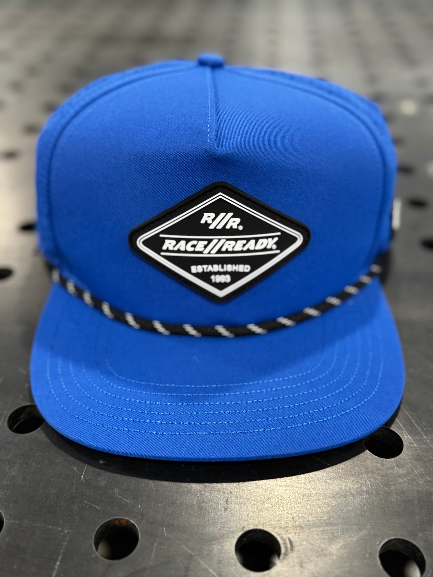 RACE // READY Blue Flat Bill Hat