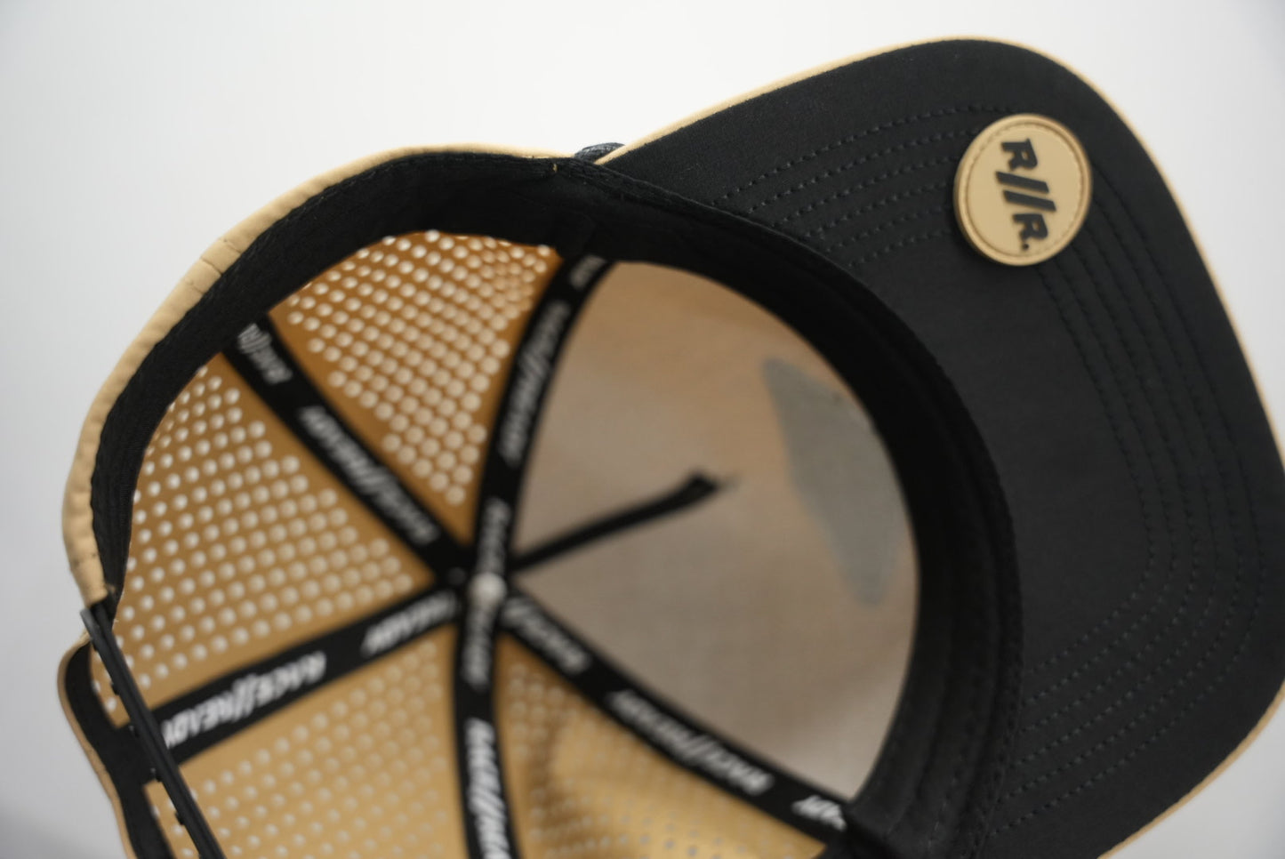 RACE // READY Tan Flat Bill Hat