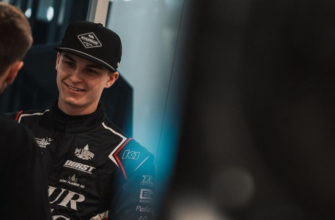 RACE // READY Black Flat Bill Hat