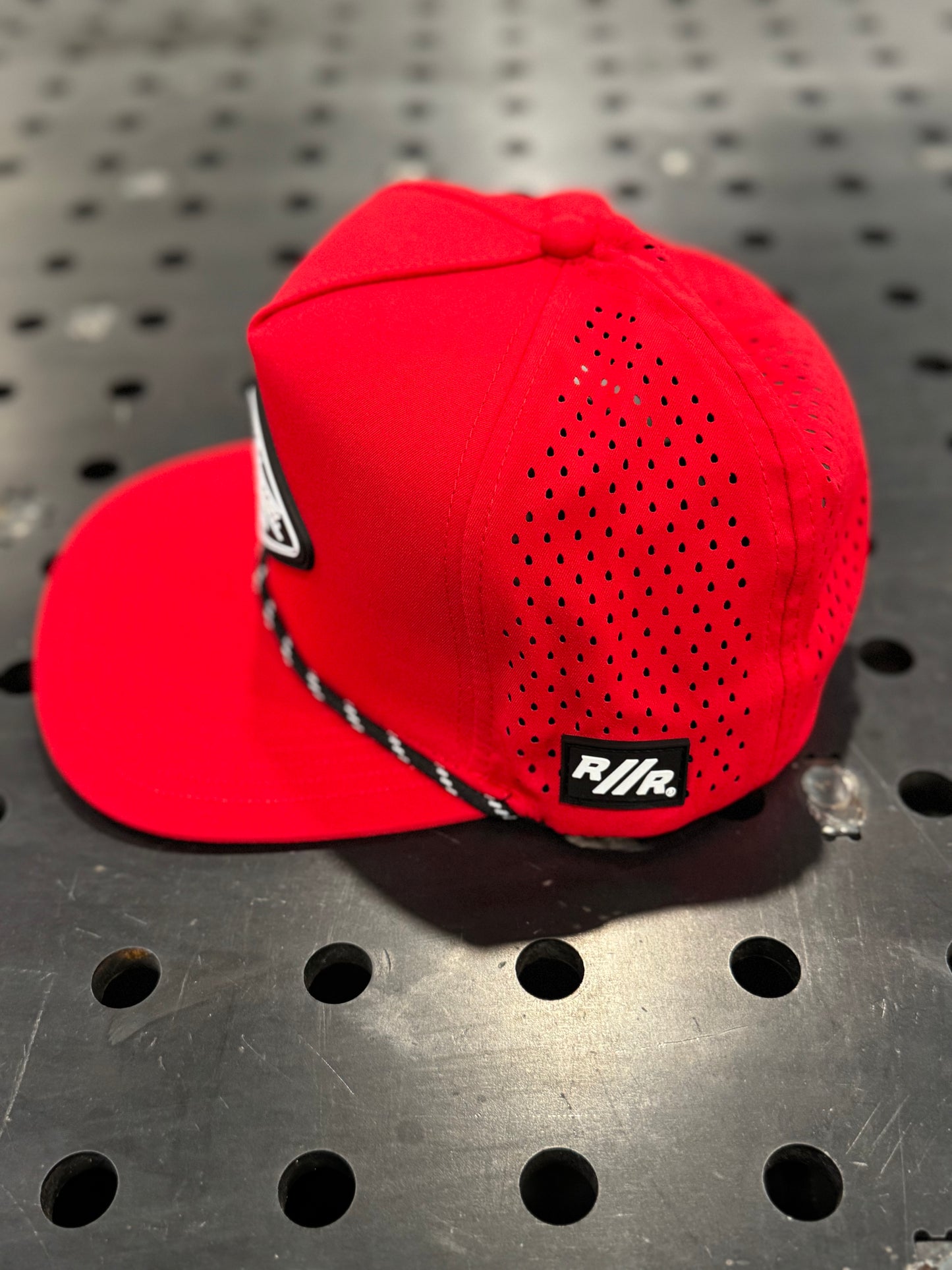 RACE // READY Red Flat Bill Hat