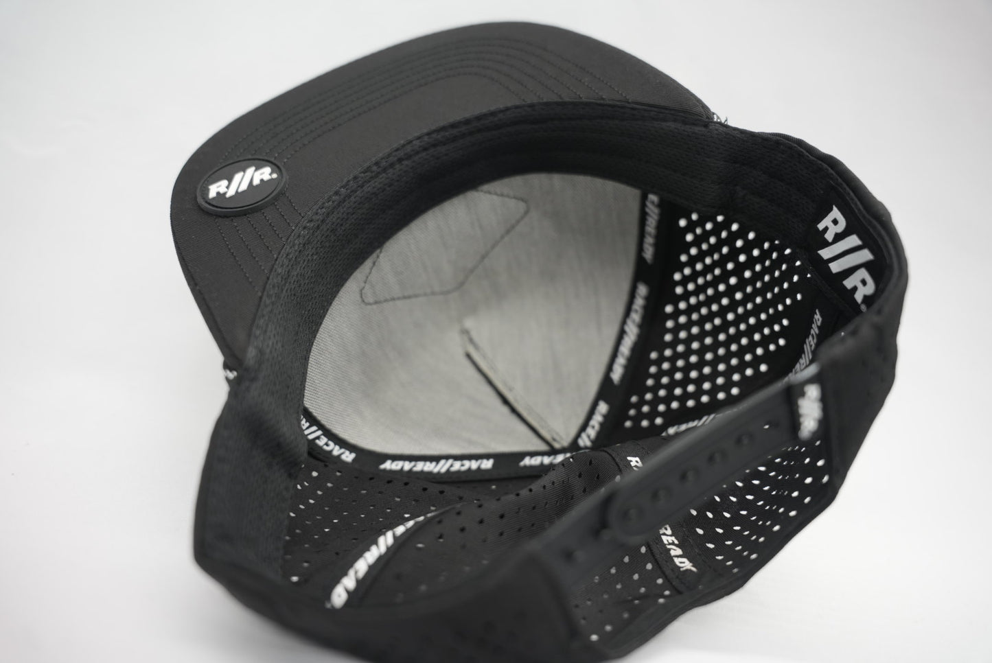 RACE // READY Black Flat Bill Hat