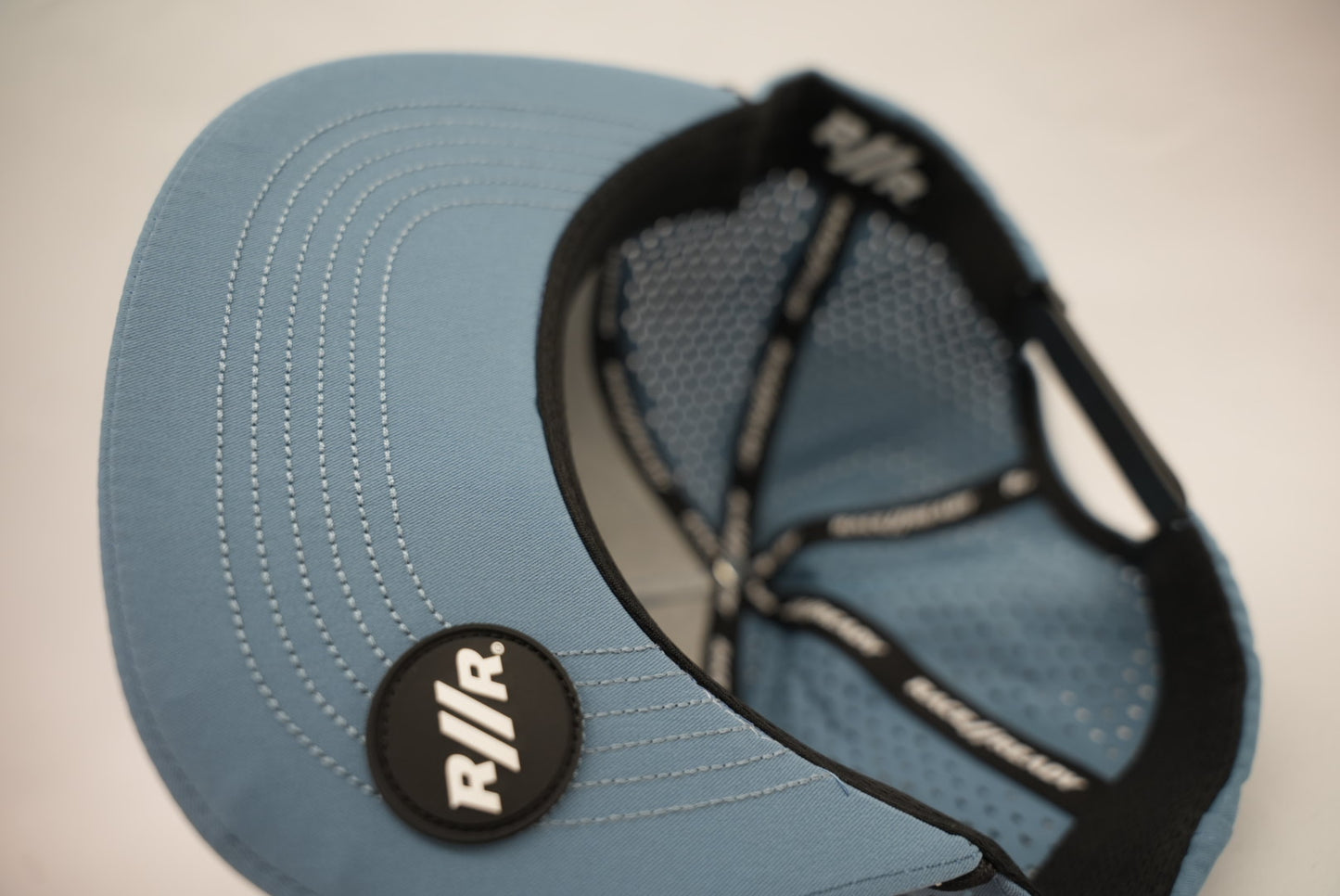RACE // READY Blue-Gray Flat Bill Hat