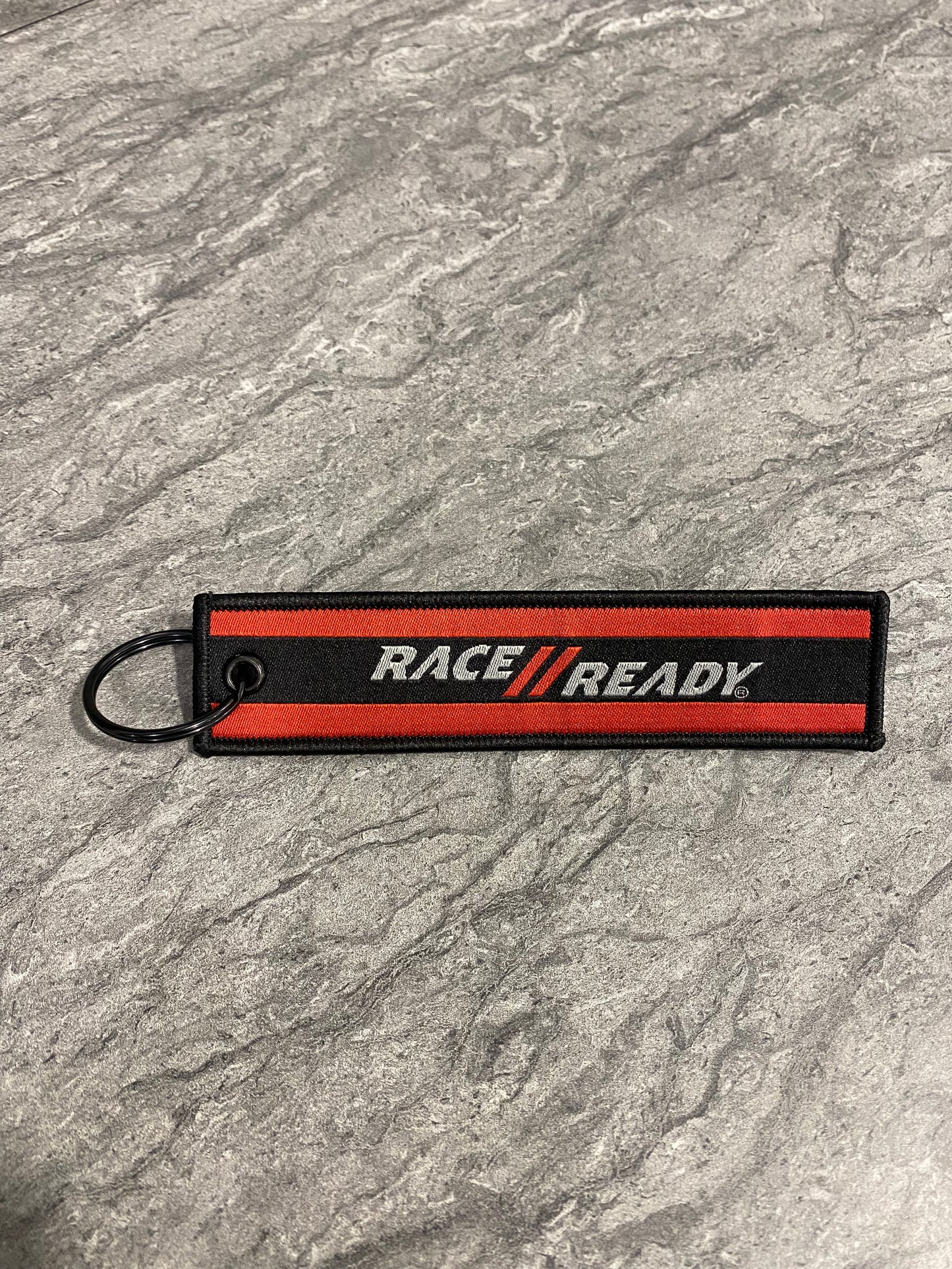 RACE // READY Keychain