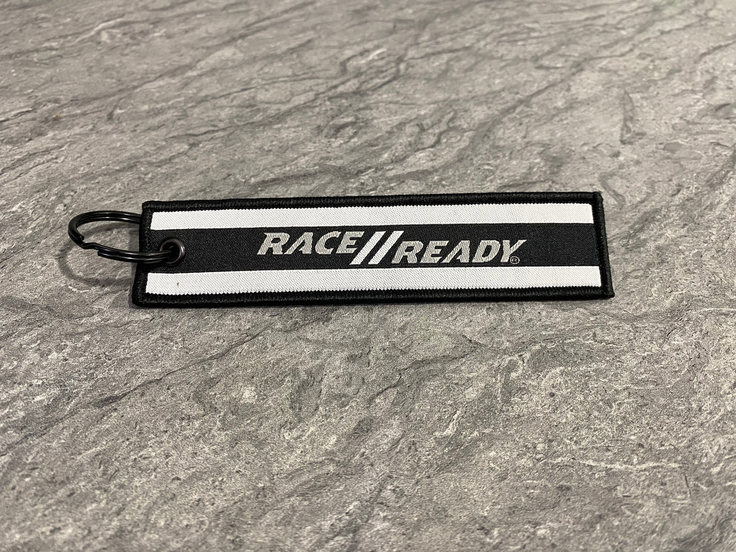 RACE // READY Keychain