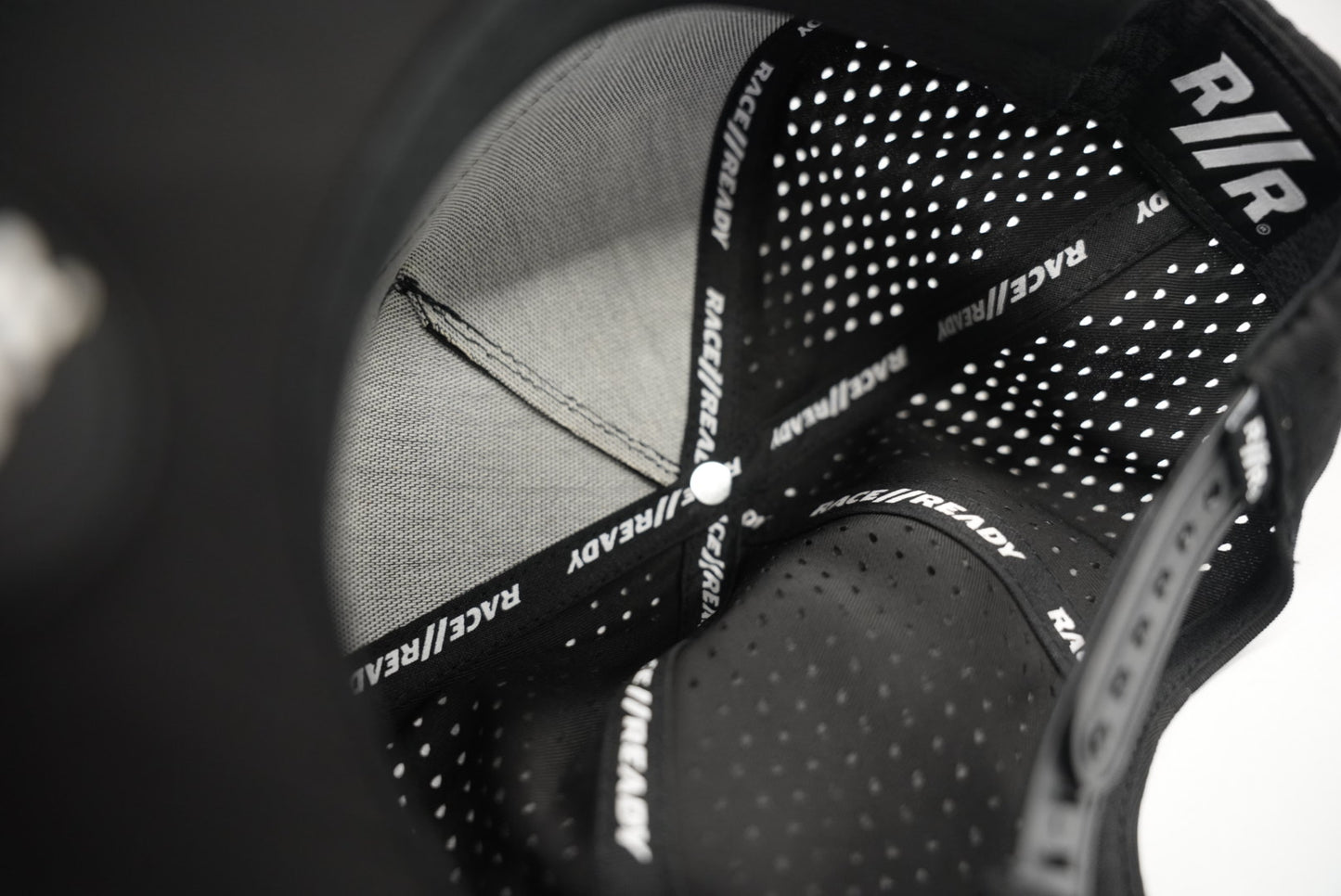 RACE // READY Black CURVED Bill Hat