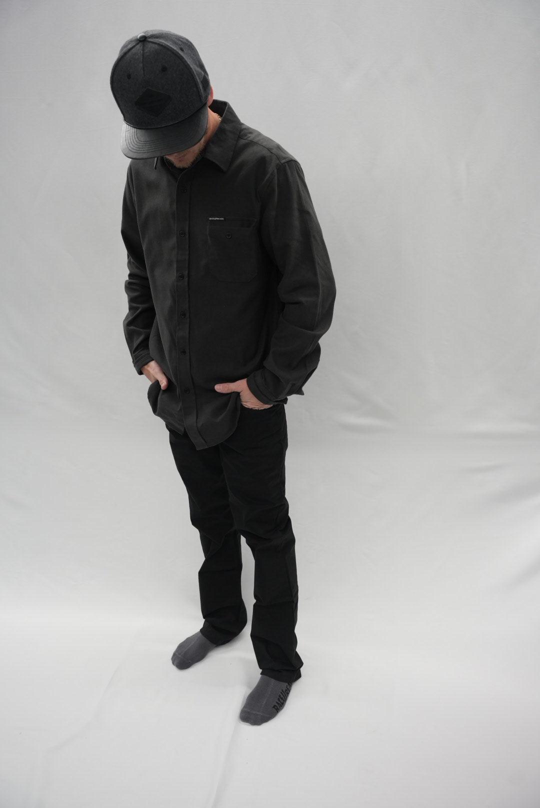 RACE // READY Charcoal Flannel