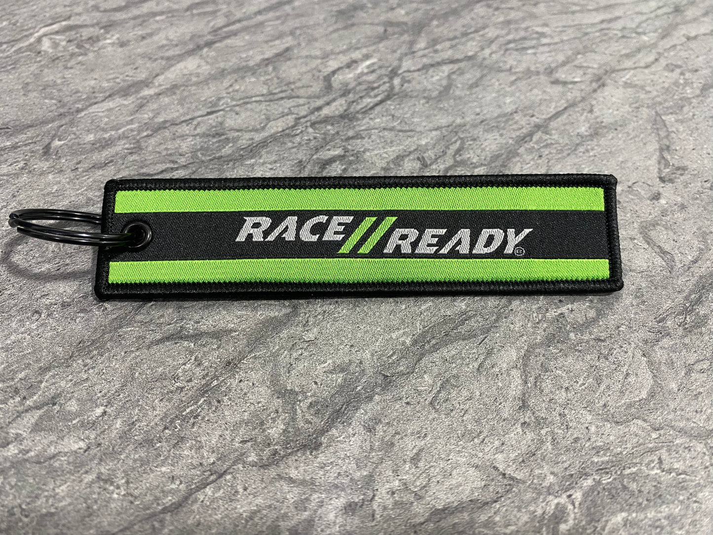 RACE // READY Keychain