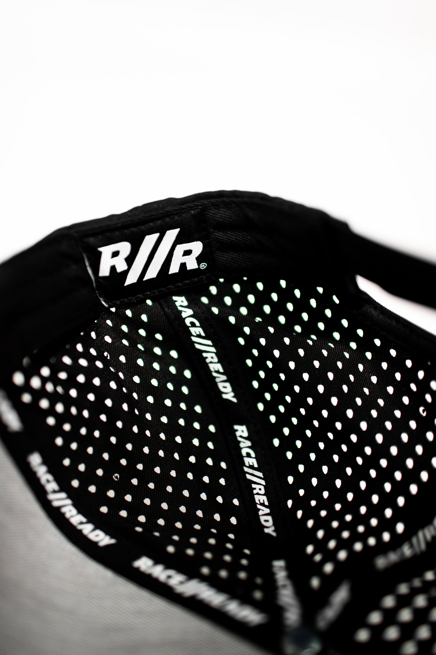 RACE // READY Black Flat Bill Hat