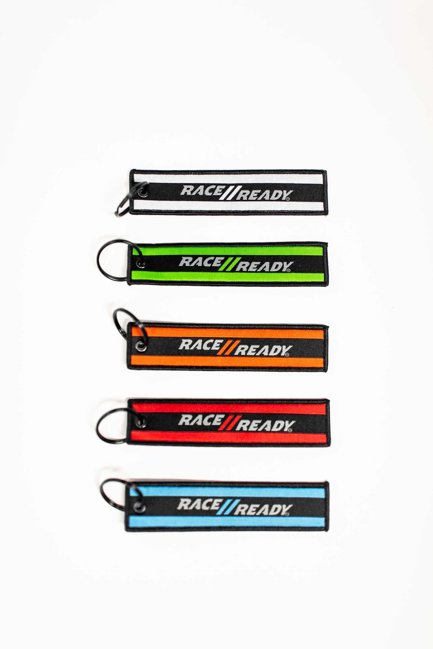 RACE // READY Keychain