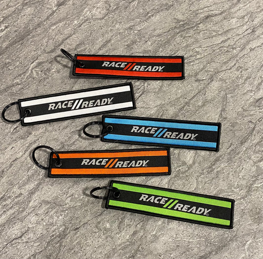 RACE // READY Keychain