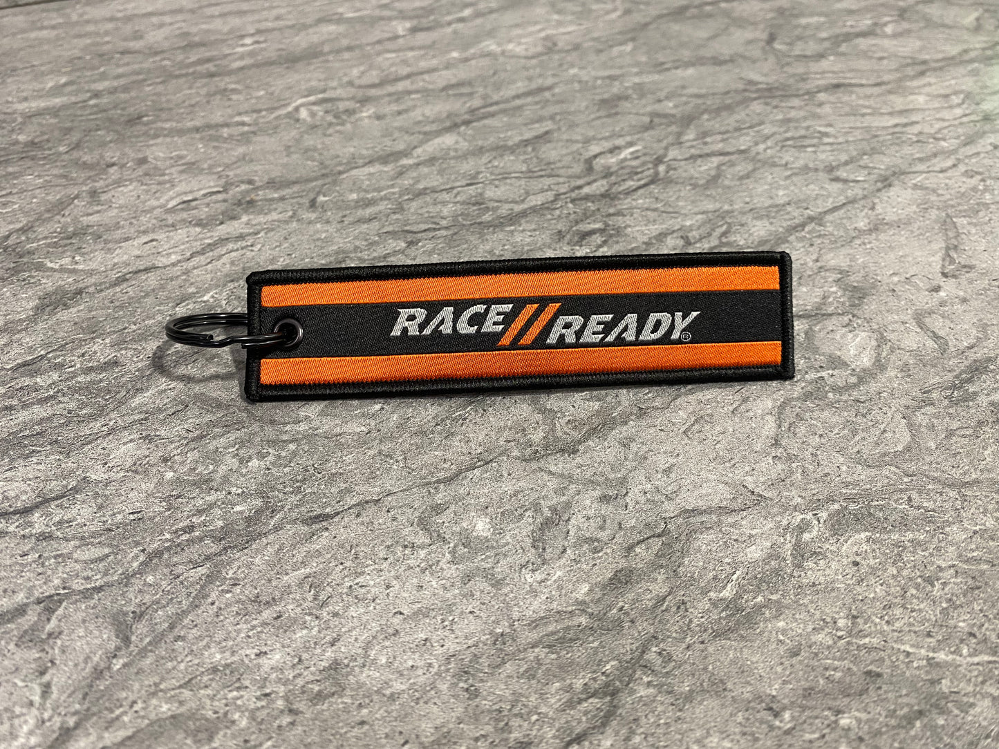 RACE // READY Keychain