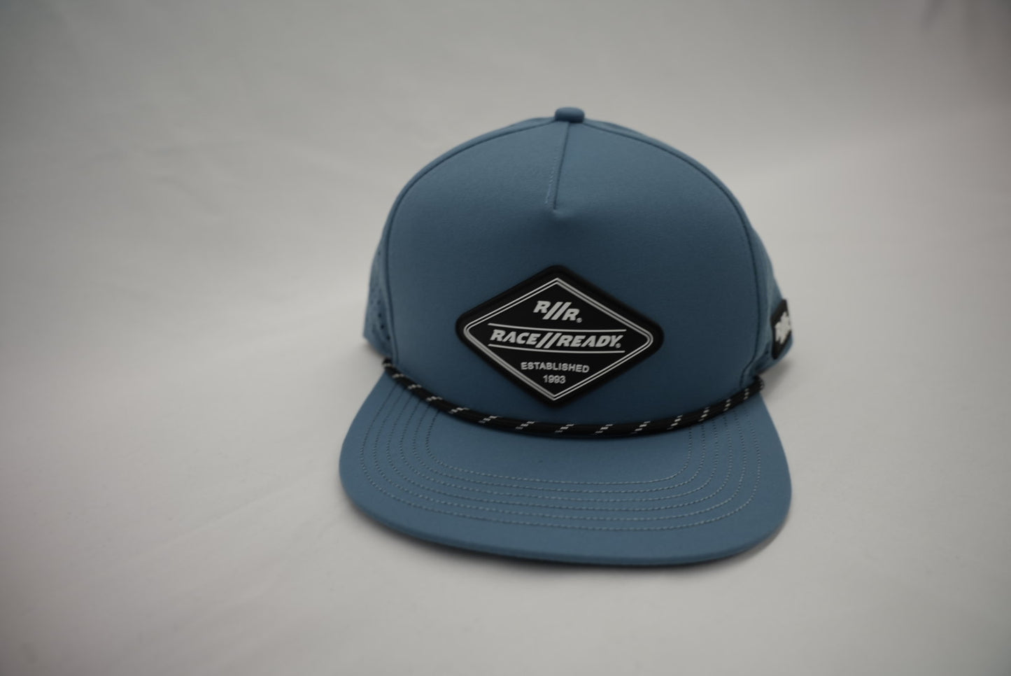 RACE // READY Blue-Gray Flat Bill Hat