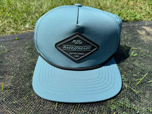 RACE // READY Gray Flat Bill Hat