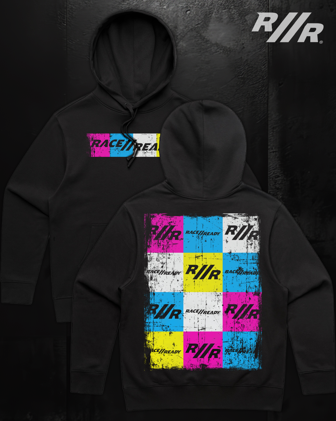 RACE // READY Block Hoodie